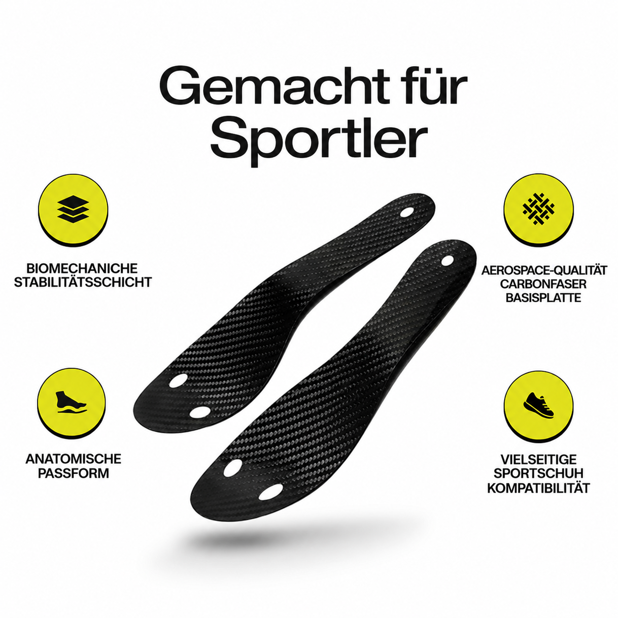 Carbon Fibre Insoles (2psc)
