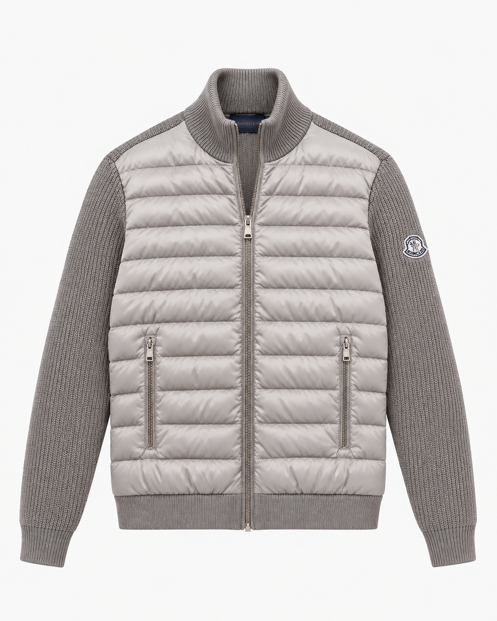 Silberne Alpine Strickjacke