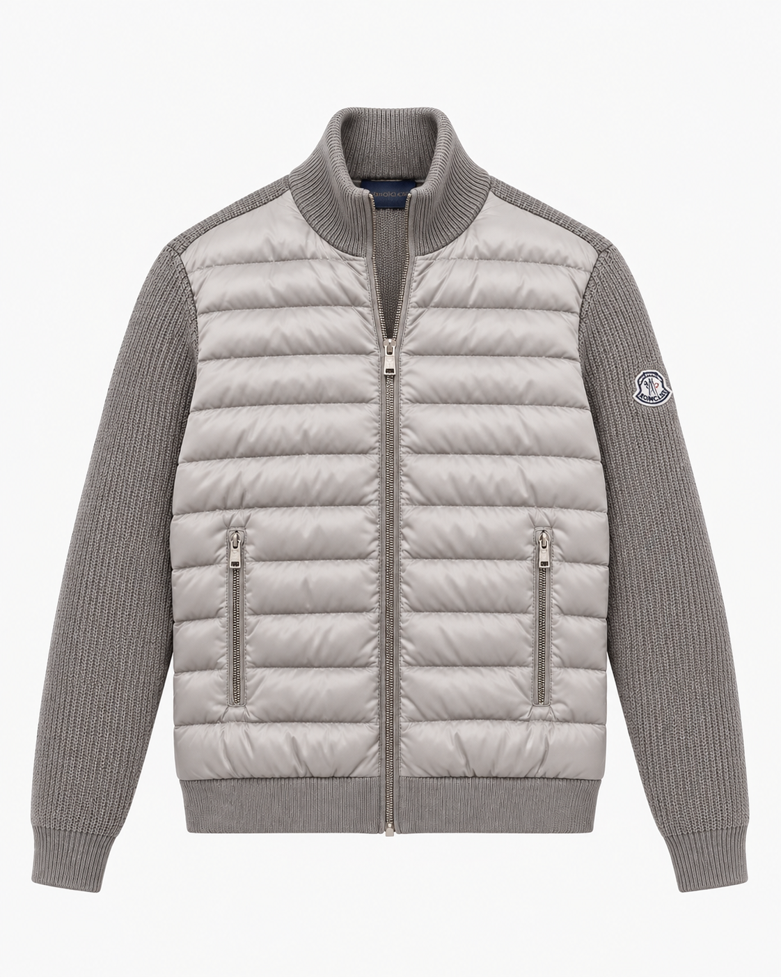 Silberne Alpine Strickjacke