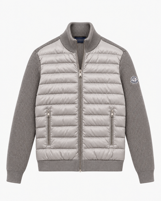 Silver Alpine Knit Jacket